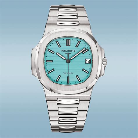 tiffany-blue patek philippe nautilus.|tiffany blue nautilus price.